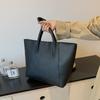Bolsa Tote Grande Capacidade Bolsa de Mão Bolsa de Ombro para Mulheres 2026 Nova Moda Simples Cor Sólida Bolsa Grande Elegante Bolsa de Ombro