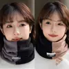 Cachecol para Pescoço de Ciclismo, Mesmo Estilo para Homens e Mulheres, Cachecol de Pescoço Colorido Contrastante à Prova de Vento e Quente para o Inverno, Máscara Facial Completa para Esqui, Cachecol Versátil