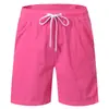 2026 Comercio Exterior Transfronterizo Amazon Nuevos Pantalones Deportivos Casuales de Verano para Hombre Color Sólido Pantalones Cortos para Correr con Bolsillo Trasero