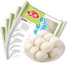 Bollos de leche al vapor Anjing para desayuno, bollos de merienda, bollos de vaca congelados rápidamente, bollos vegetarianos, casa de té, 12 piezas * 30 bolsas/caja