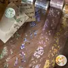 Poesia do Açúcar Série Galho Elegante 5cm Fita Pet Cortada em Formato Estilo Tendência Nacional Material Impermeável para Diário Decoração de Cena e Colagem