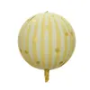 Estilo Coreano Ins Globo de Papel de Aluminio 4D Rayado Estrella 22 pulgadas Fiesta de Cumpleaños de Bebé Niños Performance Decoración de Dibujos Animados Arreglo