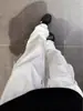 Calças Cargo Paratrooper Brancas para Homens, Novo Estilo Primavera, Versão Estendida para Altura, Calças Wide-Leg Hip-Hop Americano