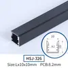 Lámpara Lineal de Tira de Titanio Línea Párpado Doble Techo Superficie Montada Sin Ranura Lámpara Lineal Tira Lineal Le Ventana