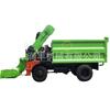 Caminhão de limpeza de esterco hidráulico completo de três rodas para gado e ovelhas, caminhão de limpeza de esterco com tração nas quatro rodas de 5 rodas, máquina de remoção de esterco a diesel para limpeza de fazendas de gado