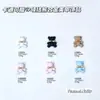 Nova Manicure Desenho Animado Laço Fosco Urso Joia Simples Macaron Mini Liga Metálica Decoração de Unha