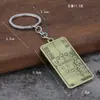 Directo de fábrica joyería hip-hop europea y americana colgante transfronterizo popular personalidad rica euro billete pequeño colgante de llavero