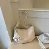 Bolso de mujer de gran capacidad, nuevo modelo de verano de moda 2026, bandolera y cruzada versátil de alta gama estilo vintage tipo albóndiga