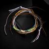 Joyería transfronteriza europea y americana AliExpress moda verano cordón de cuentas tobillera multicolor multicapa