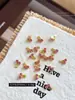 Explosiones aleación cereza diamante joyería para arte de uñas lindo pequeño fresco tridimensional fruta súper brillo decoración taladro de uñas al por mayor