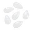 Colgante de gota de agua de vidrio de 8*14 mm cuentas de vidrio transparente diy hecho a mano horquilla aretes pulsera joyería al por mayor