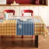 Mantel Estilo Retro Americano, Impermeable, Resistente al Aceite, Lavable, Mantel Dopamina para Mesa de Comedor, Decoración con Atmósfera de Lujo Ligero, Cubierta para Mesa de Café