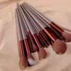 Kit de 13 Piezas de Brochas Suaves para Maquillaje, Portátil, para Sombra de Ojos, Polvo, Rubor, Corrector