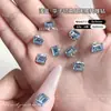 Produto acabado em forma de ovo de pombo sem base, bolas de diamante empilhadas, decorações para nail art, ornamentos de diamante coloridos, acessórios de diamante para nail art