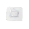 Estante de Almacenamiento Adhesivo Sin Taladro, Parche, Accesorios al por Mayor, Ganchos Adhesivos, Clips de Hebilla Plástica Plana Cuadrados para Montar en Pared