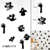 12 Adesivos de Parede de Morcego Pretos Adesivos 3D Decoração de Parede de Fundo para Casa Assombrada Sala de Fuga Aracnídeo de Terror Adesivos 3D