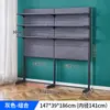 Estante de panel perforado de metal, modificado en un estante de escritorio para niña, estante de almacenamiento de pie, escritorio de computadora, estante de exhibición multicapa