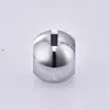 Atacado do Fabricante Wangxin Válvula de Esfera de Latão de Três Vias Núcleo Eletrodepositado Passagem Direta Esfera Oca Clamp de Válvula Corpo da Esfera da Válvula