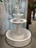 Decoración de Paisajismo para Estanque de Bodas, Fuente de Agua Corriente Estilo Europeo, Estanque de los Deseos para Exteriores, Fuente de Agua, Jardín del Patio