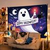 Tela Colgante de Halloween Transfronteriza Diseño de Renovación de Habitación Tela Decorativa de Pared Fondo Publicitario de Gama Alta Personalización junto a la Cama