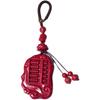 Llavero de coche de cinabrio pensamiento ilusorio creativo colgante de arena dorada púrpura masculino colgante de personalidad femenino cadena bajo contenido