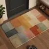 Alfombrilla de Piso de Barro Diatómico para Baño Antideslizante Absorción de Agua Secado Rápido Felpudo para Puerta de Inodoro Alfombra con Textura Imitación Tejida Venta al por Mayor