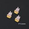 Accesorios para Uñas Partes de Uñas Portátiles Serie Linda y Adorable Gratis Pegamento Crema Pinzas para el Cabello Materiales Hechos a Mano Estilo Ins