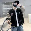 Chaqueta para Niños Otoño 2025 Nuevo Estilo para Niños Mayores, Elegante Chaqueta de Béisbol Informal con Letras Gabardina Moda Primavera y Otoño