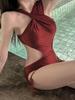 2025 Nuevo Traje de Baño Sexy de una Pieza para Mujer Cubre Vientre Adelgazante Ropa de Baño para Resort de Playa y Aguas Termales para Mujer [Dropshipping]