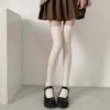 Medias de encaje hasta la rodilla botas largas estilo deseo puro otoño e invierno estilo japonés de celebridad de internet calcetines de encaje para muslos primavera y otoño para mujer