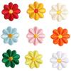 Cross-border novo bordado adesivos de pano borboleta misturado bordado etiqueta margarida ferro de engomar desenhos animados girassol patch micro-selo