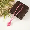Datura Nó Chinês Artesanal DIY Cordão para Pingente de Borla Estilo Chinês Utensílio de Jade Wenwan Corda para Pegar na Mão Ornamento Cabeça de Pingente