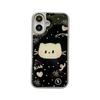 Gato de Amor Lindo con Goteo de Gel para Funda de Teléfono Apple 16promax iPhone15 Dibujos Animados 14 Galvanizado 13 Coreano