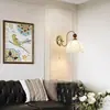 Nueva lámpara de pared estilo vintage, diseño retro francés, motivo floral, de alta gama y acogedora, adecuada para sala de estar, dormitorio, mesita de noche, pasillo y recibidor