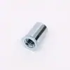 Stud Porca de Pressão com Furo Passante Galvanizado So-M2.5, Stud de Pressão Hexagonal Externo com Rosca Interna, Porca de Pressão com Cabeça Chata