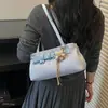 Bolso Cruzado de Hombro Versátil Nuevo Coreano Casual de Gran Capacidad a la Moda para Mujer Bolso de Mano Estilo Japonés Color Sólido Nicho 2026