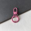 Gancho de Cierre de Puerta de Anillo de Primavera Pintado Llavero Llavero Colorido Anillo Redondo Anillo Abierto Herrajes Gancho para Maleta Accesorios para Bolsos