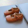 Zapatos Mary Jane para Niñas Estilo Primavera y Otoño Suela Suave Zapatos de Princesa para Niños de 3 a 6 Años Zapatos de Cuero Corte Bajo Zapatos Individuales Zapatos de Baile de Rendimiento