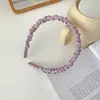 Set de Diademas Nuevas Transfronterizo Diadema Retro Francesa de Perlas Accesorios para el Cabello de Tela Lindos y Dulces para Mujer Venta Directa de Fábrica