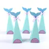 Caixa de Doces de Sereia Criativa Nova Caixa de Doces para Casamento Festa Caixa de Doces para Casamento Caixa de Presente para Festa Caixa Torre Triangular