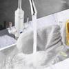 Fibra de Bambú Hilo de Plata Guantes para Lavar Platos Anti-quemaduras Aislamiento Térmico Guantes de Hilo Cálido Cepillo de Limpieza de Cocina Guantes para el Hogar Venta al por Mayor