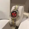 Relógio Feminino Saturno Temperamento Girly Fashion, Relógio Feminino de Quartzo Tendência, Relógio Rainha Mãe Ocidental para Mulheres