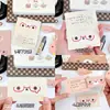 Tarjetas de mensajes creativas para arrancar, notas adhesivas de dibujos animados lindas, tarjetas para raspar DIY para actividades escolares estudiantiles, escritas a mano