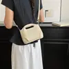 Bolso de cubo de cuero para mujer, modelo nuevo 2025, bolso de hombro de nicho de alta gama, bolso cruzado versátil vintage para el día a día