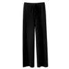 Pantalones de lana confuciana suave para mujer, ropa exterior de otoño e invierno, pantalones de punto con colgante, pantalones anchos, pantalones blancos de fregona, pantalones de nube rectos pequeños