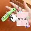 Llavero de astronauta con forma de corazón para niña, muñeco de dibujos animados, creativo, flexible, con pegamento, astronauta, para hombre y mujer, para pareja, bolso colgante