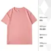 Camiseta de Algodón Morada Logo Personalizado Empresa Compañía Fábrica Uniforme de Clase Camisa Cultural Cuello Redondo Ropa de Trabajo Manga Corta Hombre
