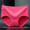 Ropa interior de algodón para mujer de cintura media Braguitas de color liso de algodón puro de cintura media Tallas grandes fabricantes de ropa interior de algodón puro para mujer