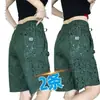 Shorts Casuais Masculinos de Seda Gelada para o Verão, Largos, Leves, Jacquard, Calças de Cinco Pontos, Versáteis, Modernos, Atacado do Fabricante
