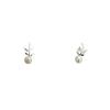 Aretes de nicho de alta gama de Corea del Sur, aretes de hoja y perla de plata esterlina S925, exquisitos, suaves y versátiles para mujer